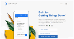 Desktop Screenshot of nirvanahq.com