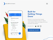 Tablet Screenshot of nirvanahq.com